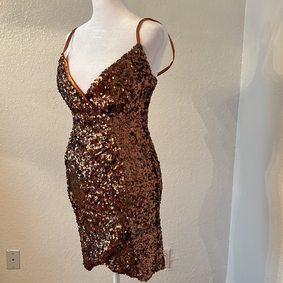 Sequin mini dress - Picture 5 of 5